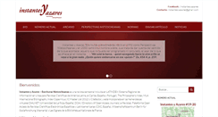 Desktop Screenshot of instantesyazares.com.ar